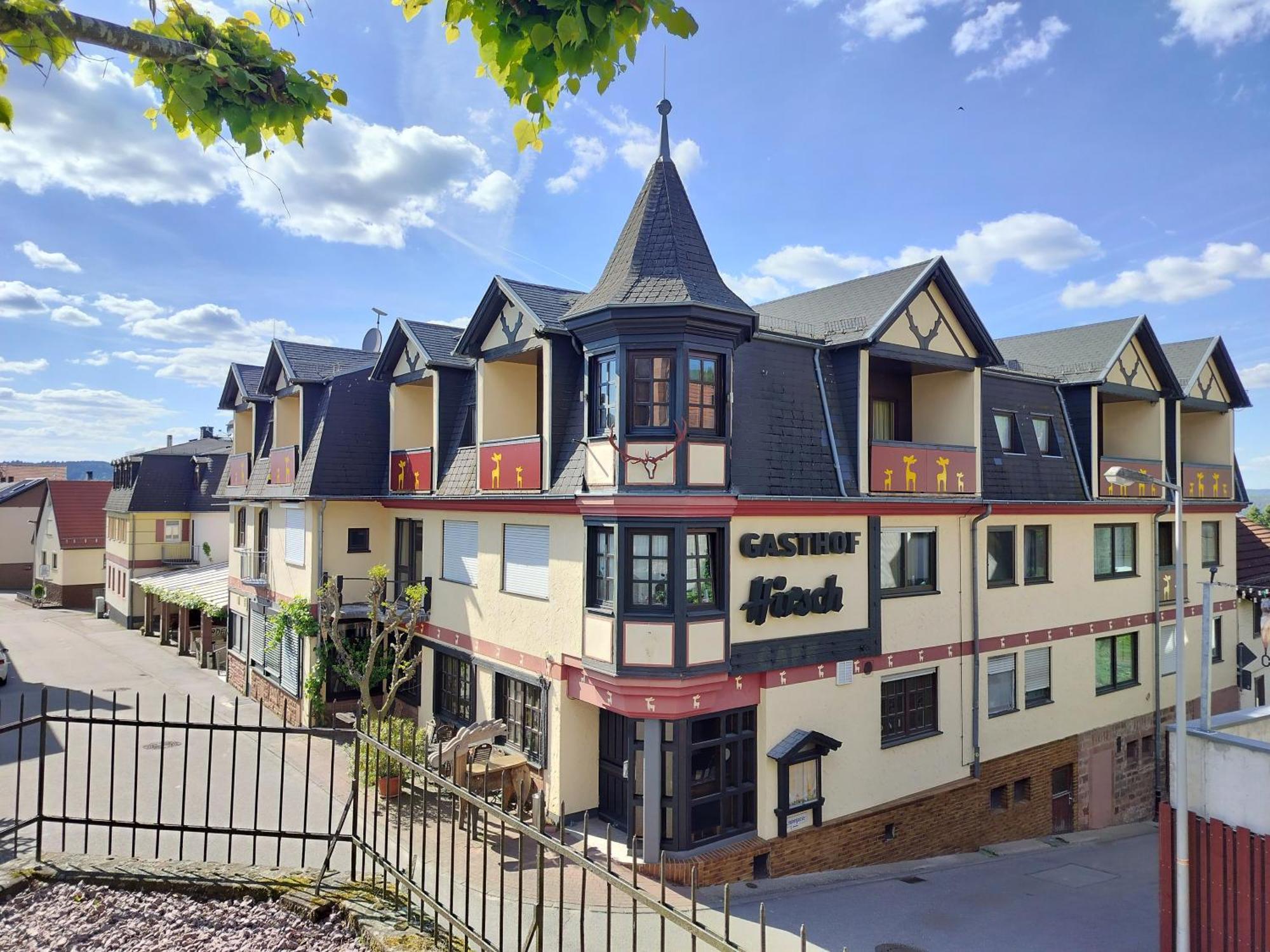 Hotel Hirsch 로텐베르크안데르붐메 외부 사진